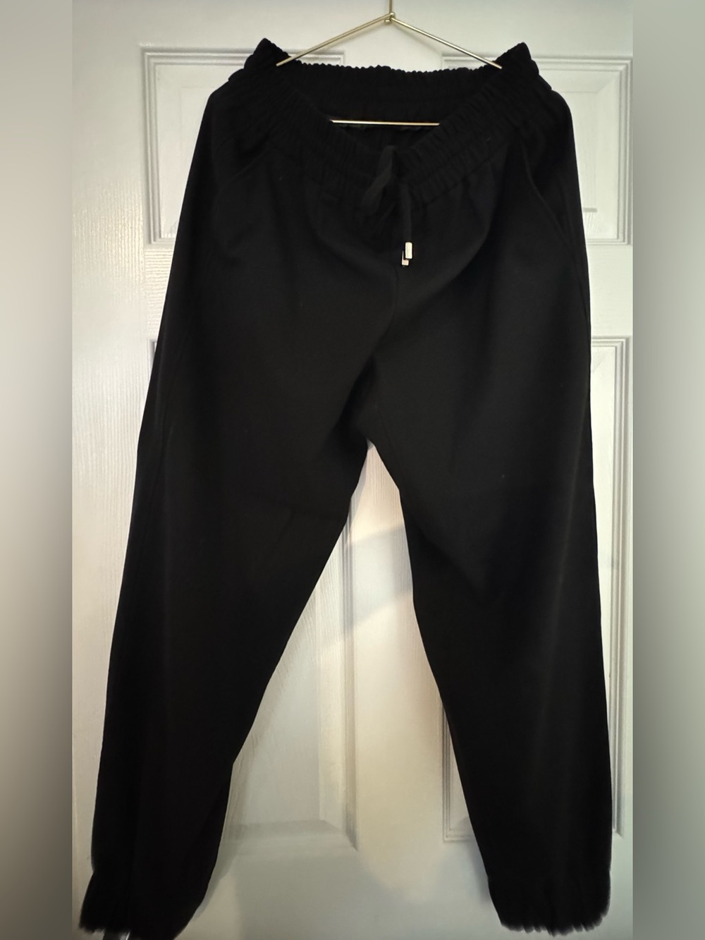 Zara Black Drawstring Jogger Pants